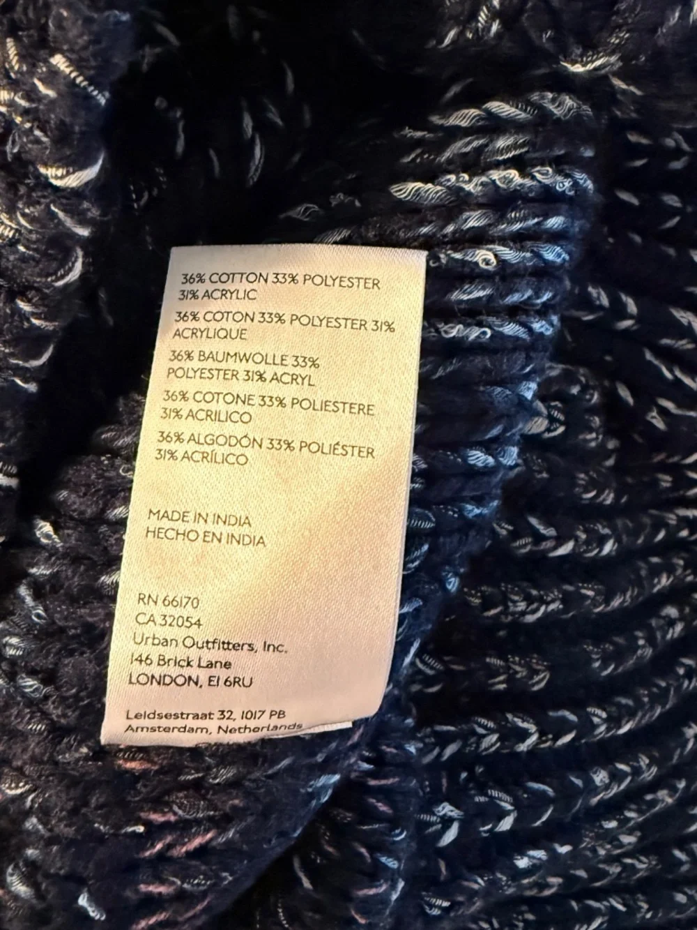 Anthropologie Pilcro Marled Henley Sweater Small